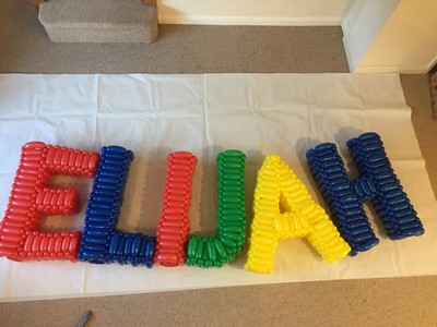 balloon lettering