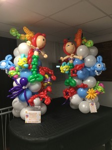 balloon mermaid display