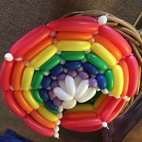 balloon model rainbow