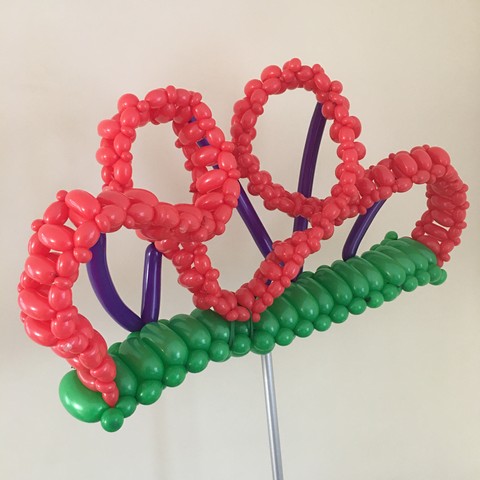 balloon model roller coaster