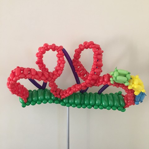 balloon model roller coaster