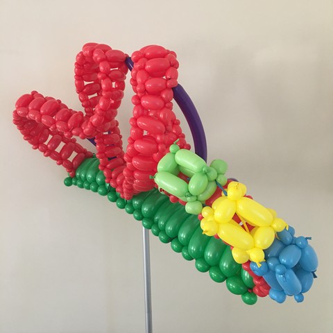 balloon model roller coaster