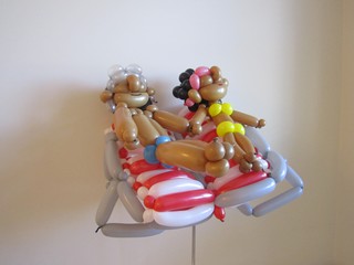 balloon deckchairs