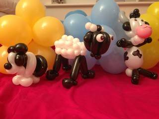 balloon model farm animals