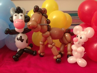 balloon model farm animals