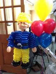 balloon model fireman
