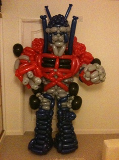 balloon optimus prime