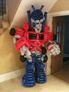 balloon optimus prime transformer