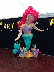 balloon mermaid