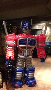 balloon model optimus prime