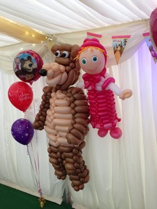 balloon masha and the bear