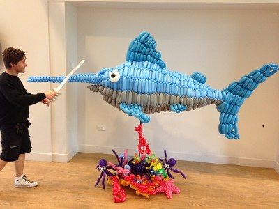 balloon model swordfish