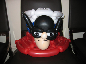 balloon batman hat