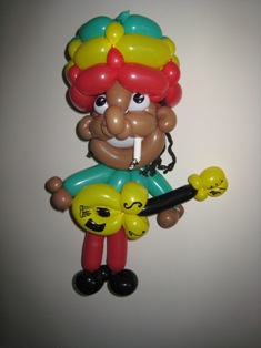 balloon model bob marley