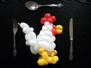 balloon chicken