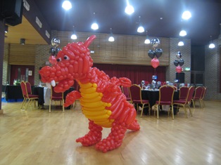 balloon red dragon