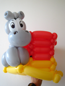 balloon hippo