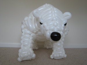 balloon polar bear