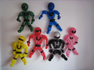 balloon power rangers