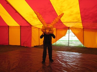 balloon rabbit mask