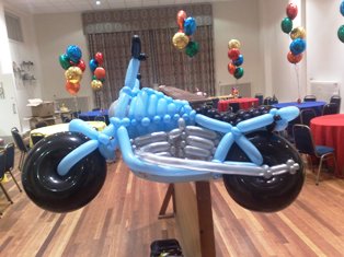 balloon motorbike