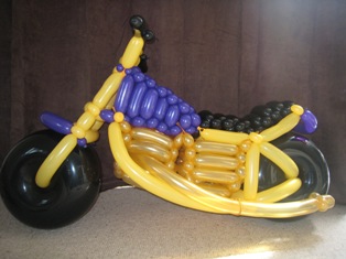 balloon motorbike