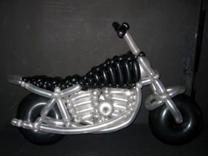 balloon motorbike