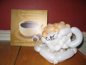 balloon coffee cup