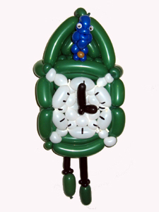 balloon cuckoo clock