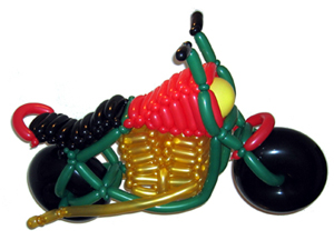 balloon motorbike