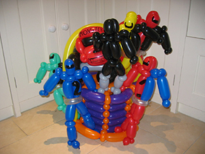 balloon power rangers