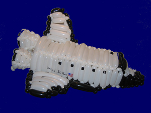 balloon space shuttle