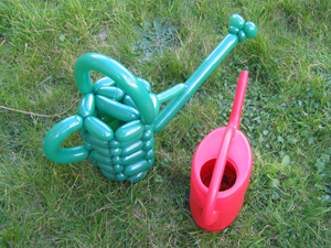 balloon watering can