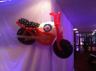 balloon motorbike