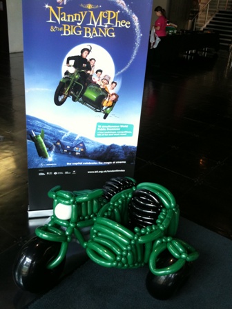 balloon motorbike sidecar