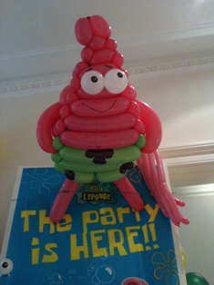 balloon patrick starfish