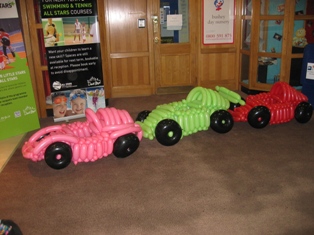 balloon racing car