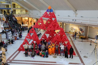 balloon model sierpinski tetrahedron