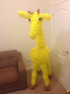 balloon model giraffe