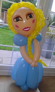 balloon model princess