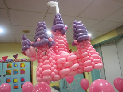 balloon model castle