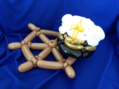 balloon model ships wheel