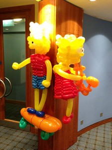 balloon simpsons