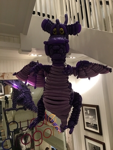 balloon purple dragon