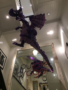 balloon purple dragon